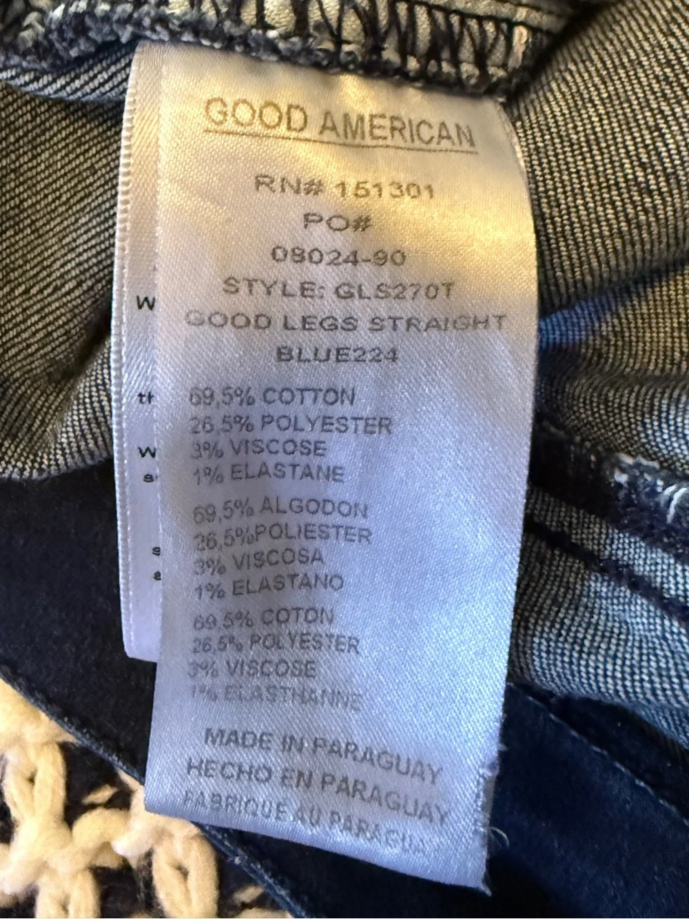 Good American Straight Jeans Women size 14